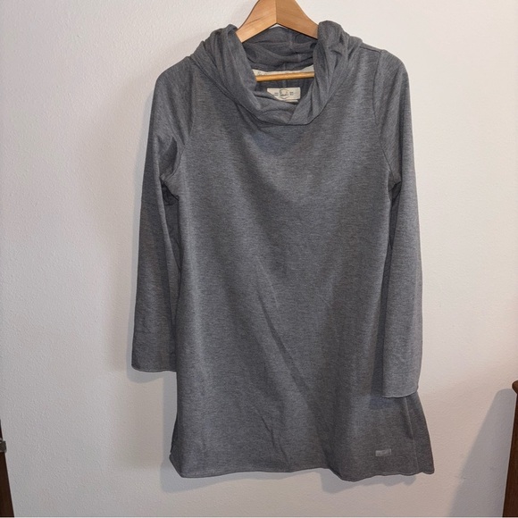 purnell Dresses & Skirts - PURNELL athleisure dress with pocket and cowl neck Size L
